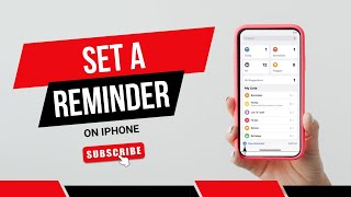 How To Set A Reminder On iPhone [upl. by Sualkcin439]