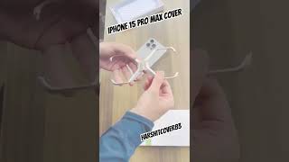 iPhone 15 pro max cover shortsytshorts shortsfeed relatable smartphone youtubeshorts [upl. by Marjie]