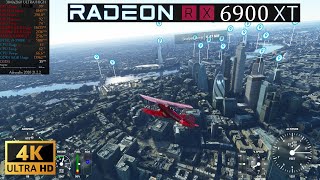 4K Microsoft Flight Simulator 2020  Ultra Preset Custom Settings  RX 6900 XT 🎮 i99900K  London [upl. by Summer]