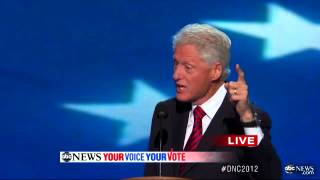 Bill Clinton DNC Speech COMPLETE Were In This Together vs Youre On Your Own [upl. by Ahsiral]