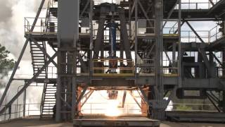 NASA Collaborates with Team Redstone on Solid Rocket Motor Test [upl. by Nnylekoorb]