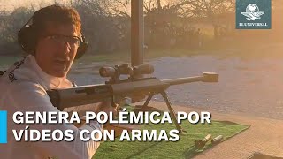 Eduardo Verástegui promueve posesión legal de armas para defensa personal [upl. by Anahcra]