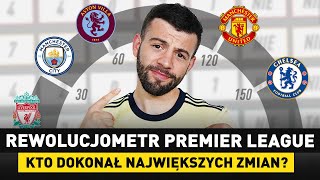 REWOLUCJOMETR 2324 JAK zmieniły się KLUBY czołówki PREMIER LEAGUE Chora PRĘDKOŚĆ Chelsea [upl. by Ellehcrad]