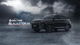 Introducing the MG Hector Blackstorm  TechMeetsAttitude [upl. by Cioffred]