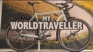 My New Koga WorldTraveller Touring Bicycle For A 3Year Bike Trip [upl. by Atnuahs]