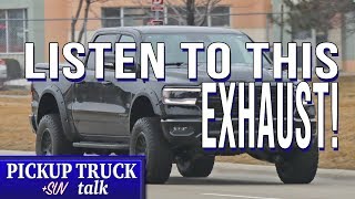 2021 Ram Rebel TRX Spied Testing With Video of the Exhaust Note [upl. by Akili]