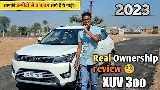 Mahindra XUV 300 W8 2022 petrol ownership review  Price mileage safety Worth Buying [upl. by Borrell365]