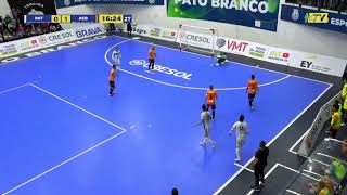 1 a 1 Pato Futsal e Carlos Barbosa empatam pela LNF [upl. by Gerik]