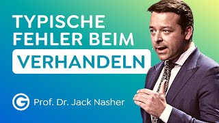 TIPPS vom Profi Vermeide DAS beim Verhandeln  Prof Dr Jack Nasher [upl. by Janenna]