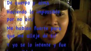 Leona Lewis  Bleeding Love In Spanish [upl. by Adnotal]