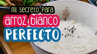 Arroz blanco perfecto  Receta fácil [upl. by Brion]