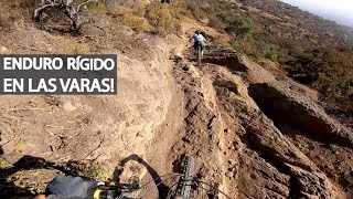 Downhill en Bicicleta Rígida y en Doble Suspensión con Erich Enduro Mountain Bike [upl. by Lilahk]