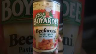 Beefaroni when youre on a budget quotDONT BE MADquot cooking youtubeshorts pasta food recipe [upl. by Gnni553]