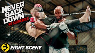 NEVER BACK DOWN NO SURRENDER  Michael Jai White  Case vs Cobra  Extended Fight Scene [upl. by Eelannej]