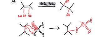 70 CHM2210 Conversion of Alkenes to Vicinal Diols [upl. by Norris]