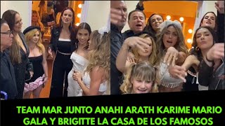 TEAM MAR JUNTO ANAHI ARATH KARIME MARIO GALA Y BRIGITTE LA CASA DE LOS FAMOSOS 🇲🇽🔴Mexicano Reacciona [upl. by Angid639]