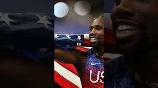 Noah Lyles Epic 100m Gold Win [upl. by Aiyotal]