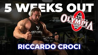 5 Weeks Out Mr Olympia Full Day of Eating con Riccardo Croci [upl. by Alethea]