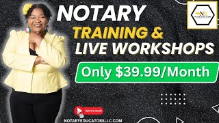 How to start the notary business How to be a loan signing agent notaryeducatorsllccom [upl. by Marquez]