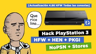 ⭐ Hackear PlayStation 3 HFW 486  HEN  PKGi  NoPSN  Stores 🎮✅ Solucion PS3 🚩 2020 🚩 [upl. by Enyamrahs]