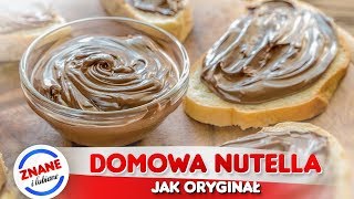 NUTELLA domowy przepis  ORYGINALNY SMAK wpadka na planie [upl. by Ennairrek600]