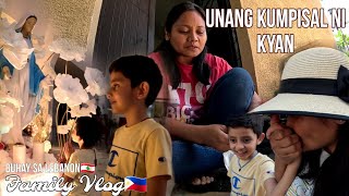 DITO KO NAKITA KUNG GAANO KAHALAGA ANG UNANG KOMUNYON UNANG KUMPISAL NI KYAN [upl. by Eerahc]