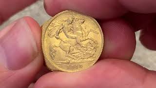 10 Half Sovereigns recent coin buy [upl. by Eceeryt]