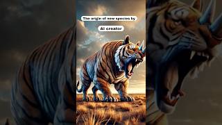 The origin of new species by AI creator animal fusion hybrids shorts youtubeshorts [upl. by Ilarin]