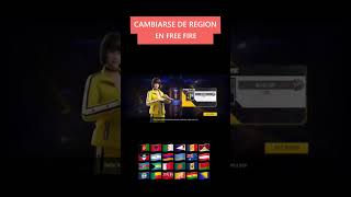 🔥 COMO CAMBIAR DE REGION EN FREE FIRE FACIL Y RÁPIDO 2023 [upl. by Atelra76]