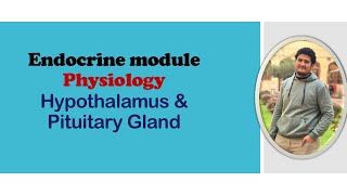 Hypothalamus amp Pituitary  Physiology  Endocrine module [upl. by Bohlen]