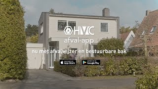 HVC Afval app  Nu met afvalwijzer en bestuurbare bak [upl. by Nnaarat]