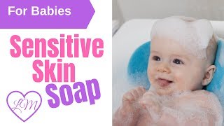 Sensitive Skin Soap for Babies Recipie Cold Process Soap LMH Soaps [upl. by Kwei]