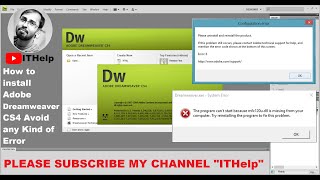 Dreamweaverexe – System Error  mfc120udll is missing your computer  How to Install Dreamweaver [upl. by Ardnekan469]