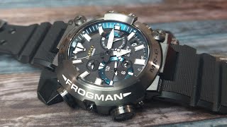 GShock MRGBF1000R1A MRG Frogman Full Metal Titanium [upl. by Llevert]