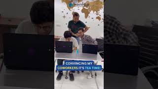 Tea time at Office  Office funny reel officecomedy officevibes officereels [upl. by Pillihpnhoj]