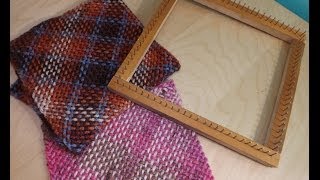 How to make square weaving loom and how to use it  with Ruby Stedman [upl. by Ahsinac]