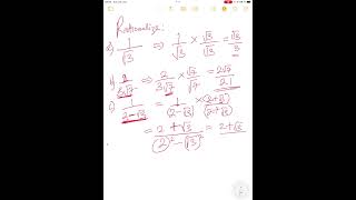 RATIONALISATION OF SURDS [upl. by Macdonald304]