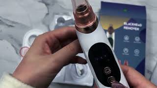 Unboxing Facial Blackhead Suction Cosmetic Instrument [upl. by Nomaj]