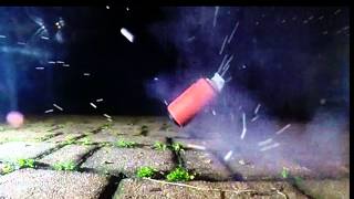 Tornado Impact Grenade Slow Motion 240fps [upl. by Clo111]