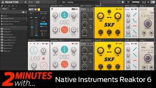 Native Instruments Reaktor 6 VSTAU plugin in action [upl. by Cower]