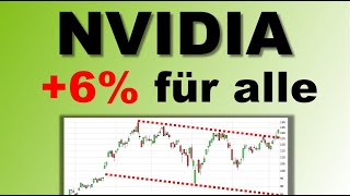 ✯ NVIDIA 6 für alle ✯ Chartanalyse Analyse Charttechnik Aktie Prognose [upl. by Rabelais801]