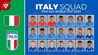 ITALY SQUAD FIFA U20 WORLD CUP 2023  ITALY U20 [upl. by Nelie]