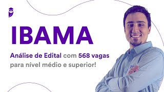 Concurso IBAMA Análise de Edital com 568 vagas para nível médio e superior [upl. by Trebmal558]