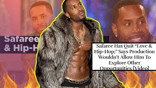 LHH Safaree Samuels Quits Love And Hip Hop [upl. by Yenitsed]