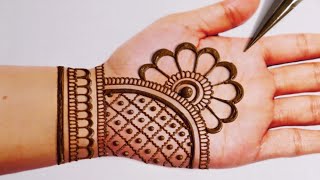 Latest Easy Mehndi design for hands Beautiful Mehndi designs Simple Mehandi design Henna design [upl. by Rodger]