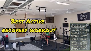 Best Active Recovery Workout  RowerBike Erg [upl. by Derrek]