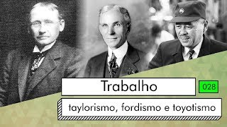 Trabalho  Taylorismo Fordismo e Toyotismo [upl. by Animsay]