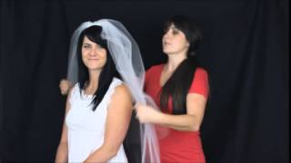 How to Wear a Veil with Different Hair Styles [upl. by Moises]