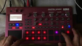 Korg Electribe Sampler Jam 1 [upl. by Eymaj]