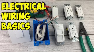 Home Electrical Wiring Basics  Tutorial 2022 [upl. by Esdnil]